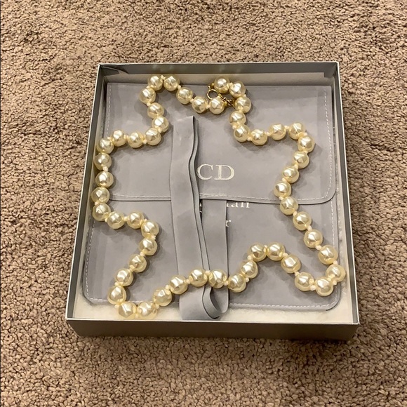 Dior Jewelry Christian Dior Pearl Necklace Poshmark